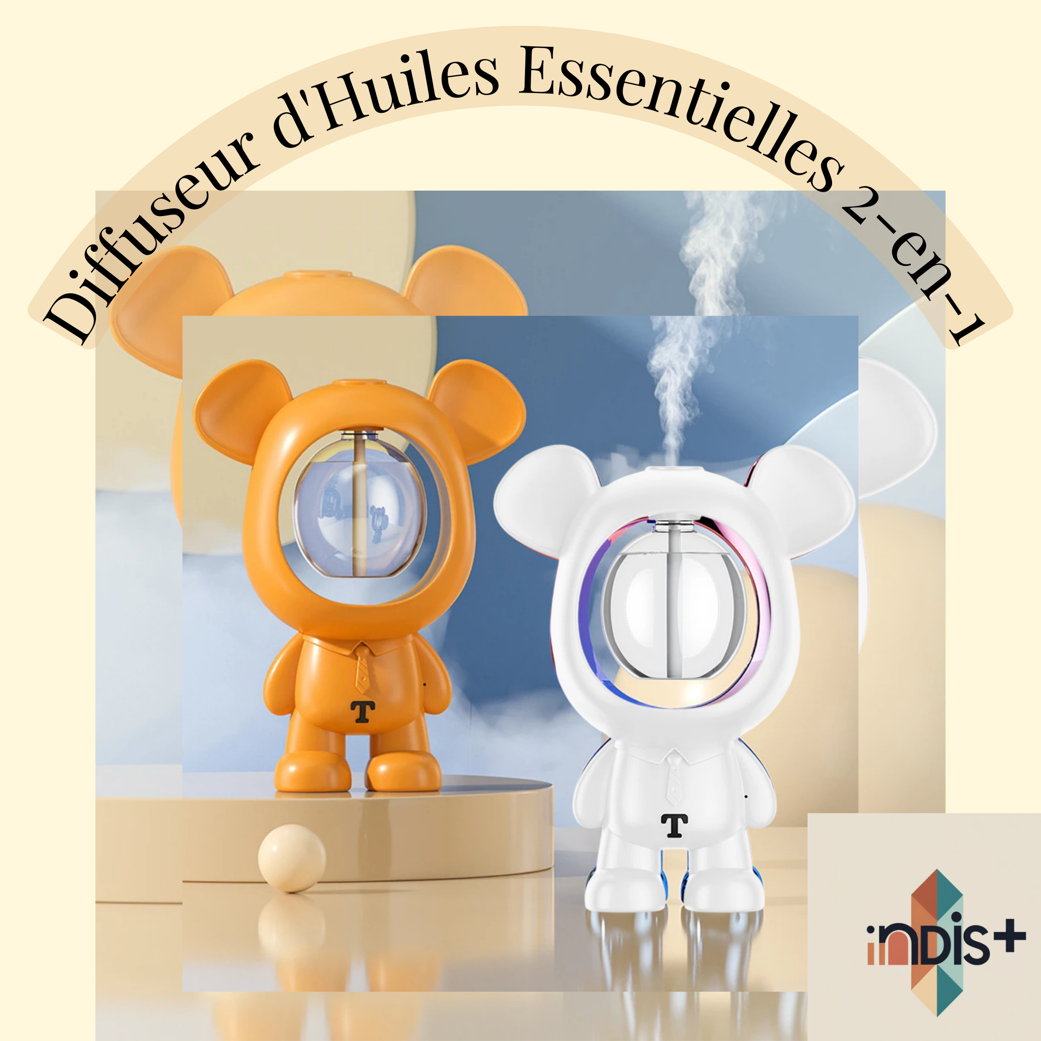 Diffuseur d'Huiles Essentielles 2-en-1