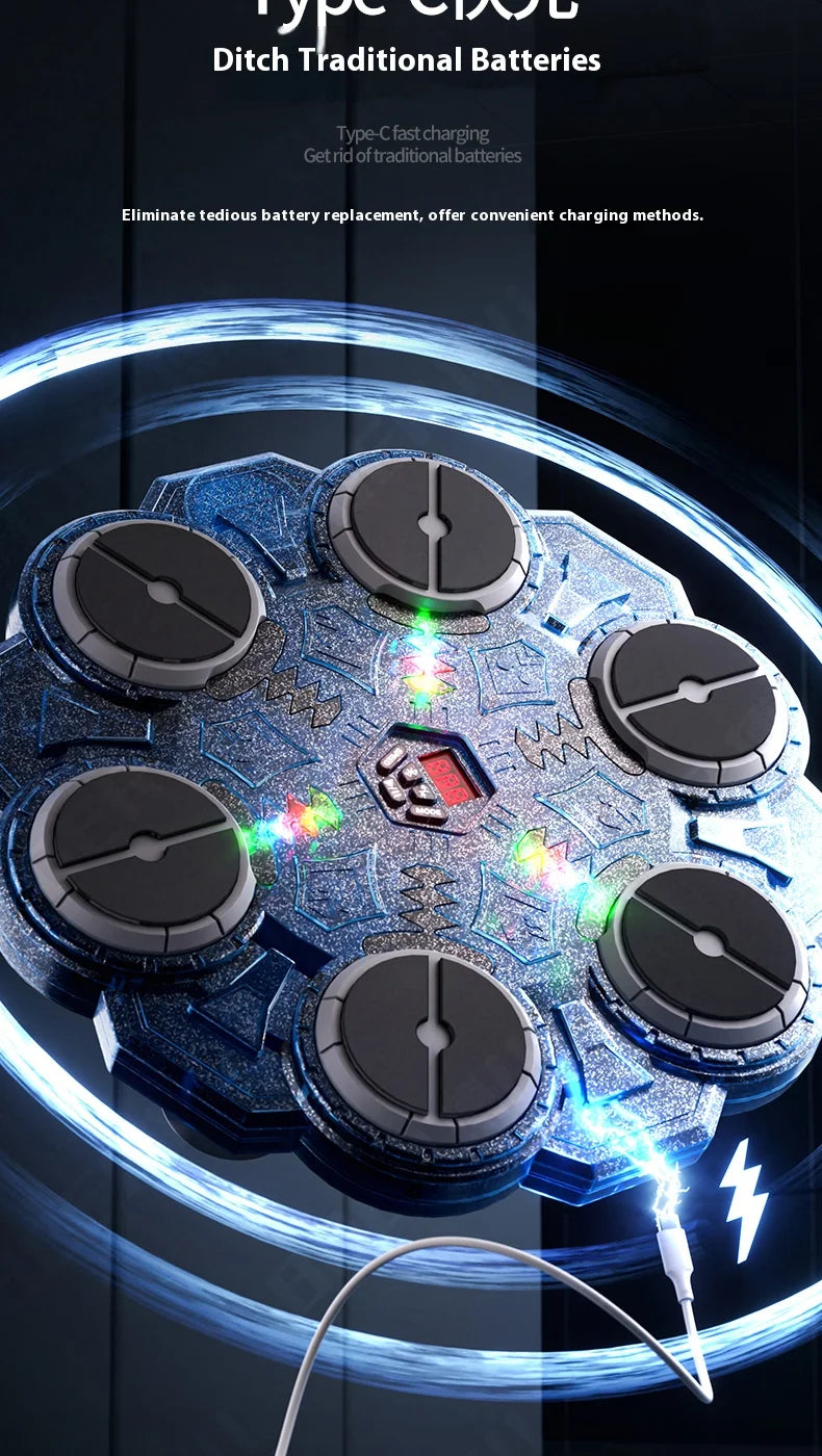 Cible de Boxe Interactive Bluetooth – Smart Boxing 4/6 Touches