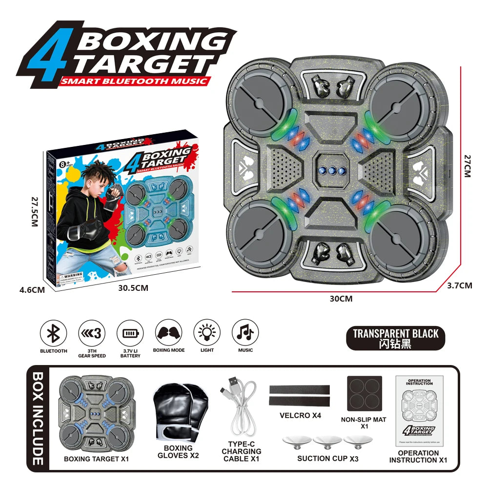Cible de Boxe Interactive Bluetooth – Smart Boxing 4/6 Touches