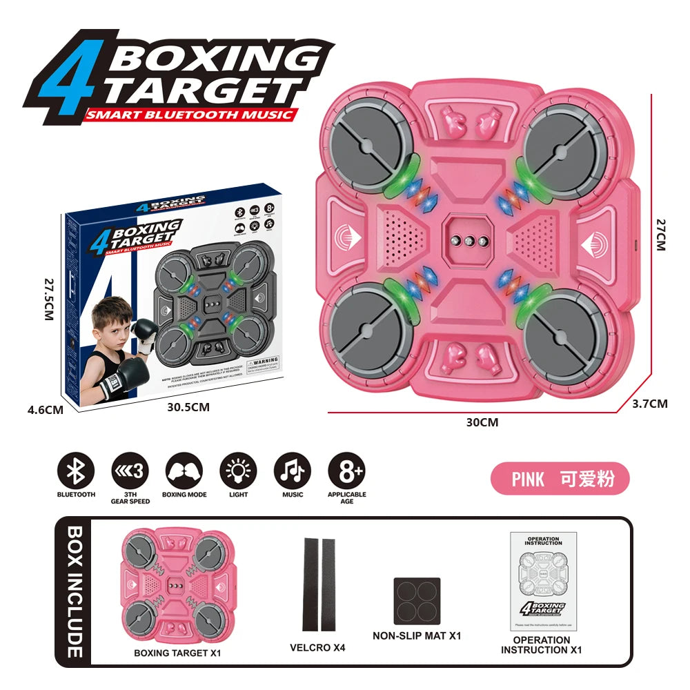 Cible de Boxe Interactive Bluetooth – Smart Boxing 4/6 Touches
