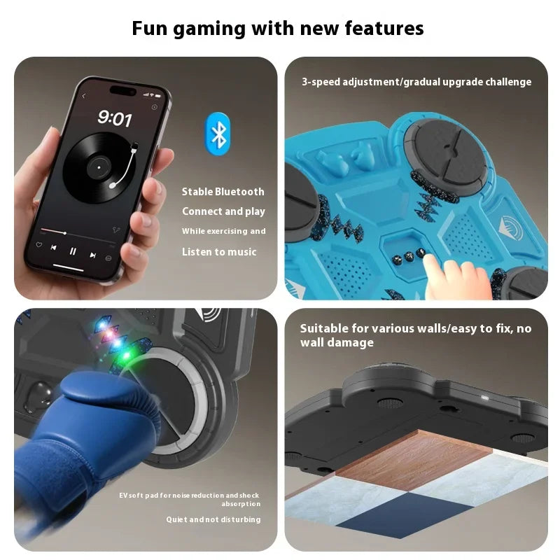 Cible de Boxe Interactive Bluetooth – Smart Boxing 4/6 Touches