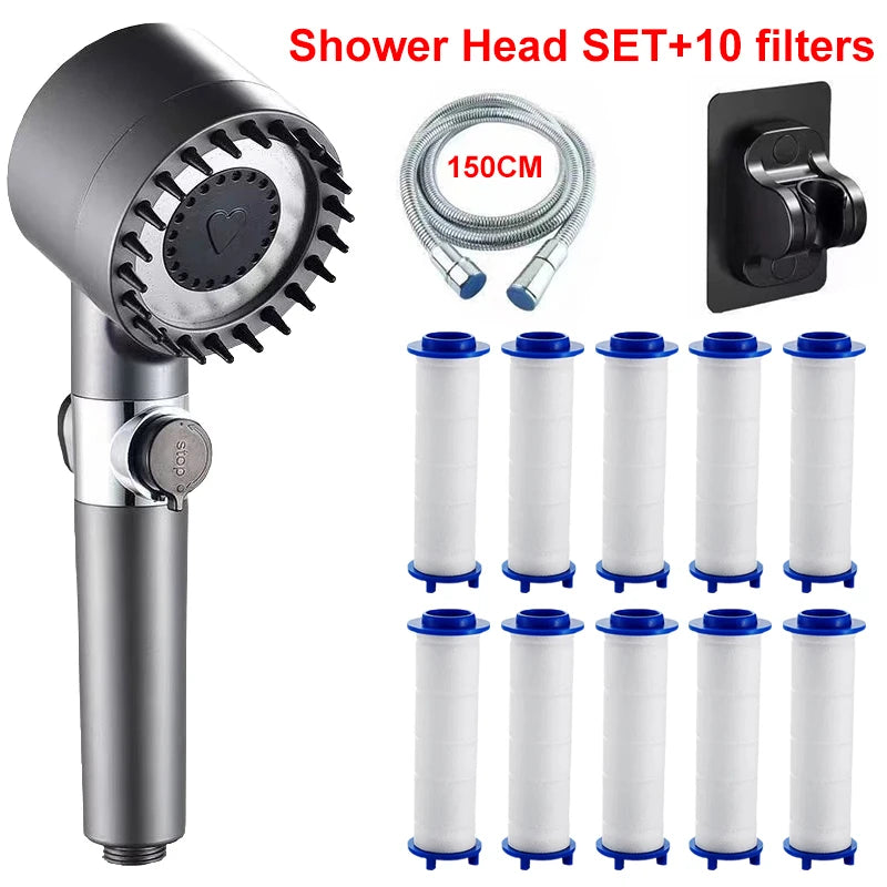 Pommeau de Douche Haute Pression Massage Spa