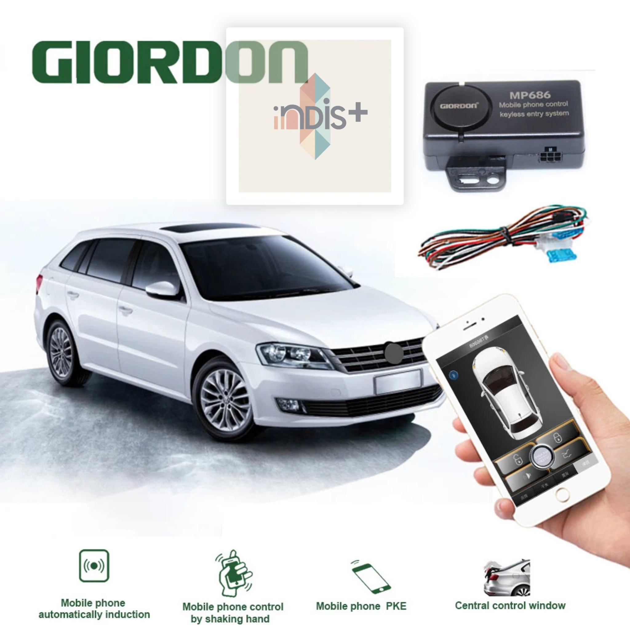 Système d’Alarme Auto Smart Key